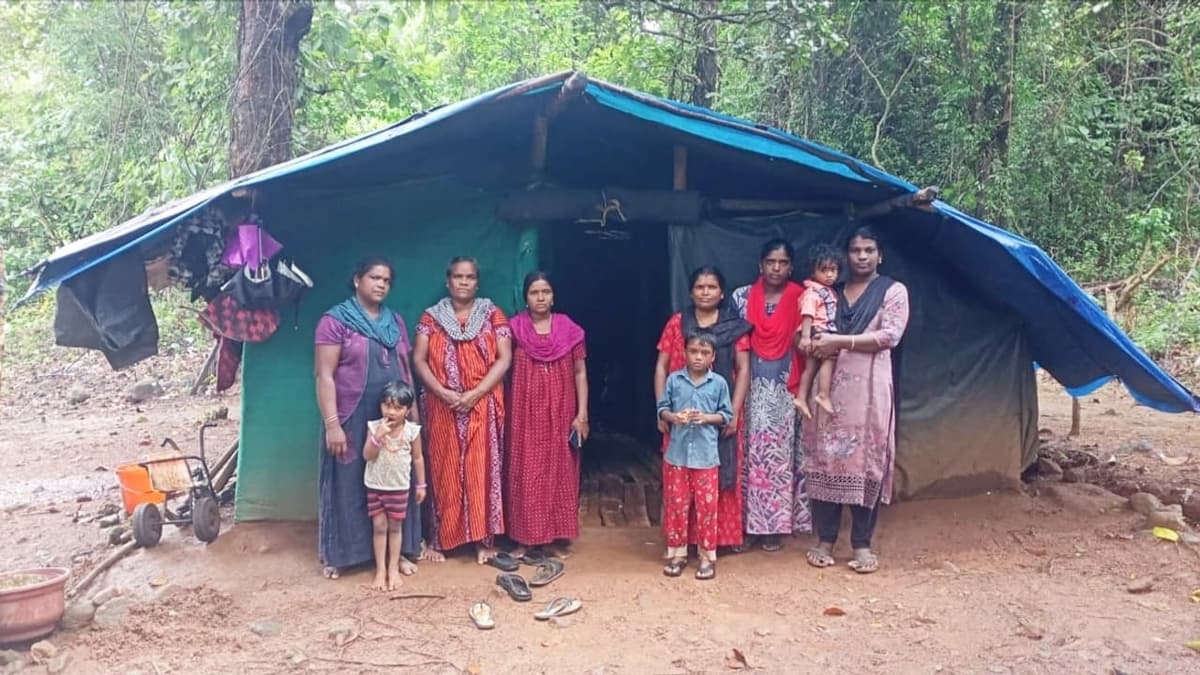 Living Conditions of Tribal Families:മാരാംകോട് വനത്തിലെ ആദിവാസി കുടുംബങ്ങളുടെ ദുരിതം