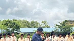Drone Survey Introduced:ഡ്രോൺ സർവേ പരിചയപ്പെടുത്തി വിദ്യാർഥികളെ നയിക്കുന്നു