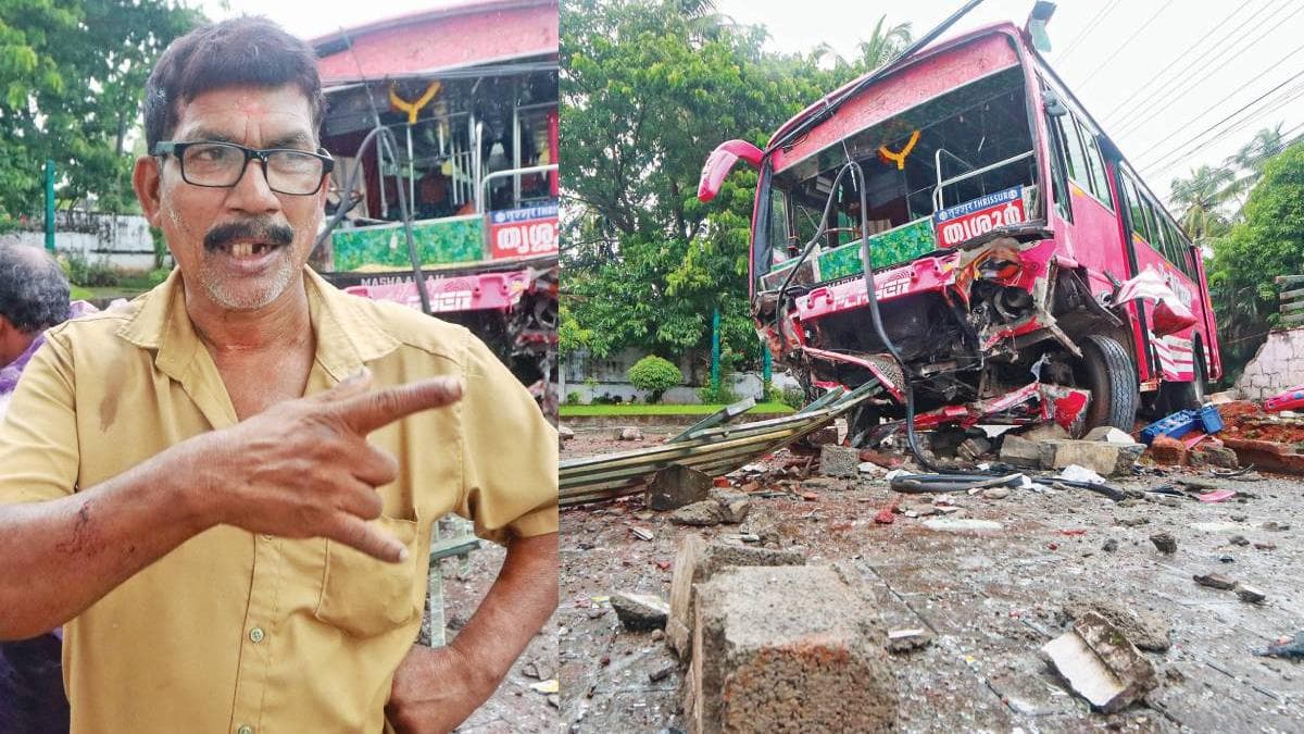 Bus accident in Chundal: ചൂണ്ടൽ-കുറ്റിപ്പുറം പാതയിൽ ബസ് അപകടത്തിൽ രണ്ട് മരണം