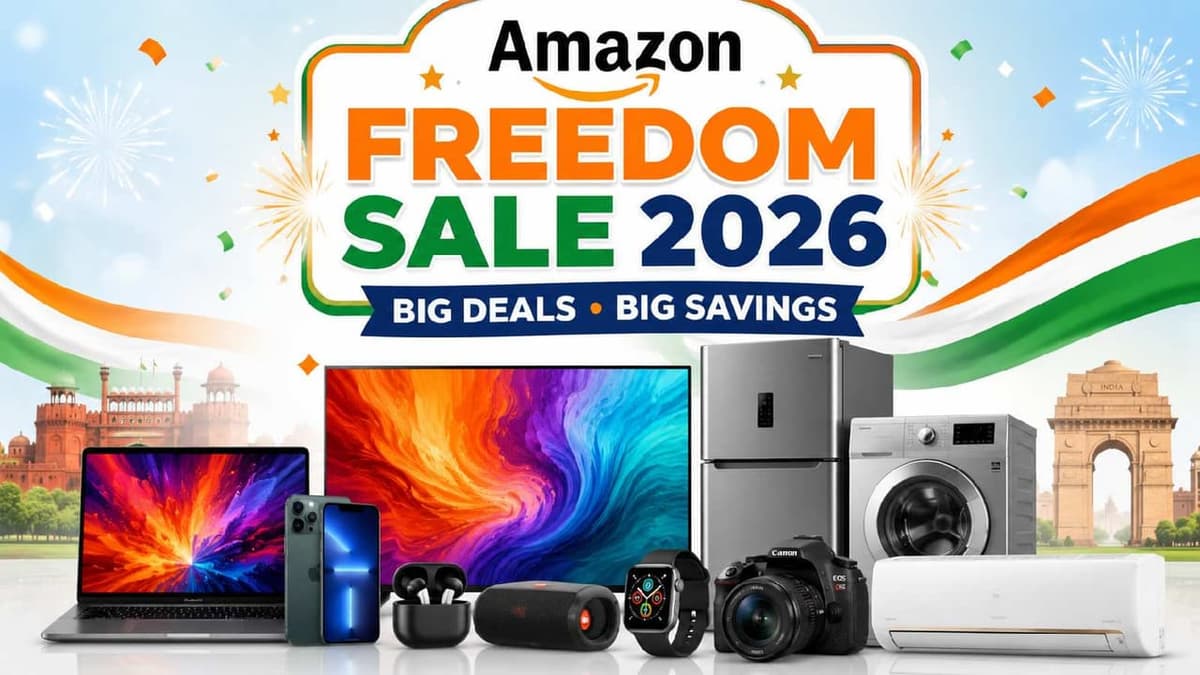 Amazon Great Freedom Sale Begins: ആമസോൺ ഗ്രേറ്റ് ഫ്രീഡം സെയിൽ തുടങ്ങി! സാംസങ്ങ് മുതൽ ഷവോമി വരെ വമ്പൻ ഓഫറുകൾ