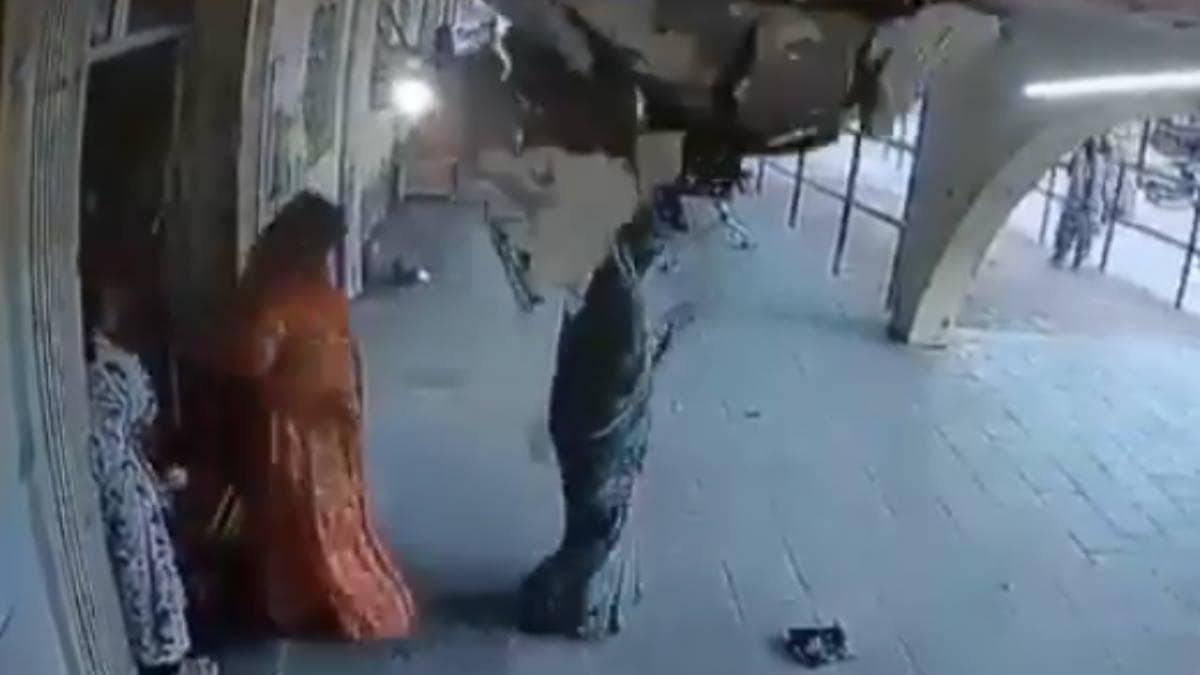 Roof Collapse in Rajasthan:രാജസ്ഥാനിൽ സർക്കാർ ആശുപത്രിയുടെ മേൽക്കൂര തകർന്നുവീണു; യുവതി രക്ഷപ്പെട്ടത് അത്ഭുതകരമായി