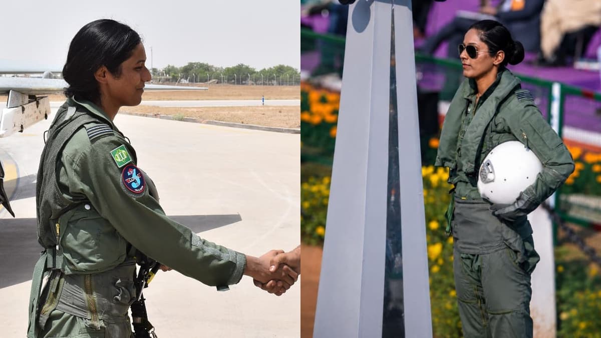 First Woman Top Gun: സ്ക്വാഡ്രൺ ലീഡർ ഭാവന കാന്ത് ആദ്യ വനിതാ 'ടോപ്ഗൺ'