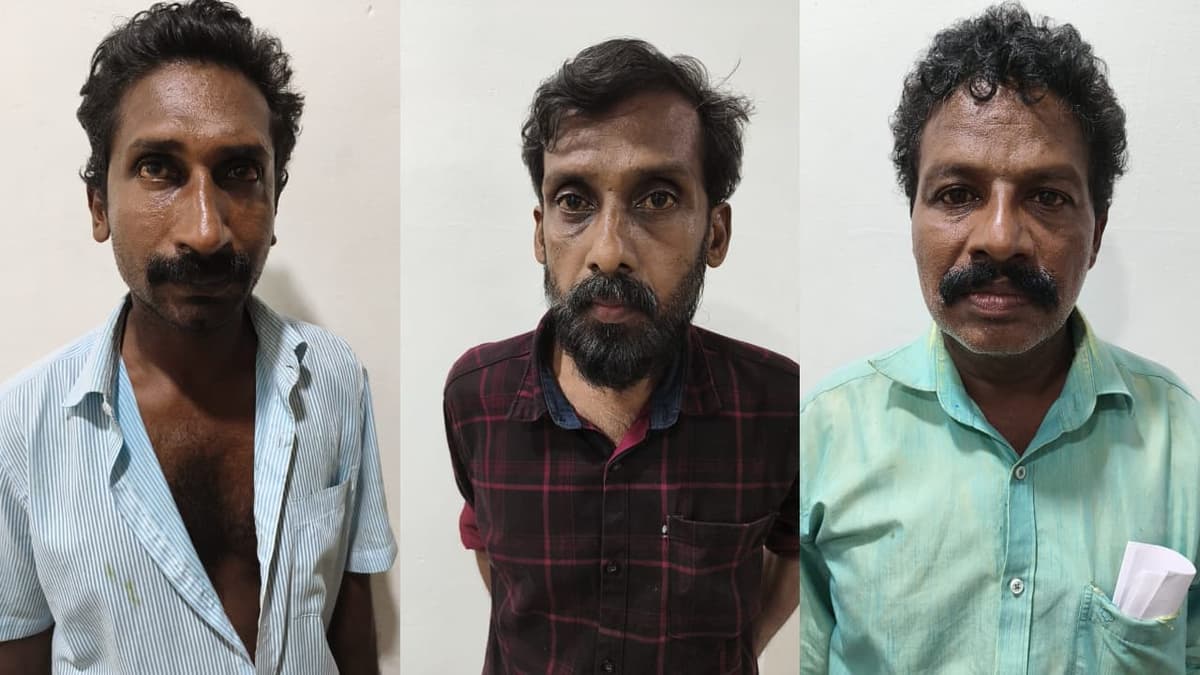 Bar Assault Incident: ബാറിൻ്റെ വാതിൽ തട്ടിയതിന്റെ വിരോധത്തിൽ യുവാവിനെ ആക്രമിച്ചു; മൂന്നുപേർ പിടിയിൽ