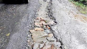 Road condition in Idukki:ആനക്കയം-കാരിക്കോട് റോഡ് തകർന്ന നിലയിൽ