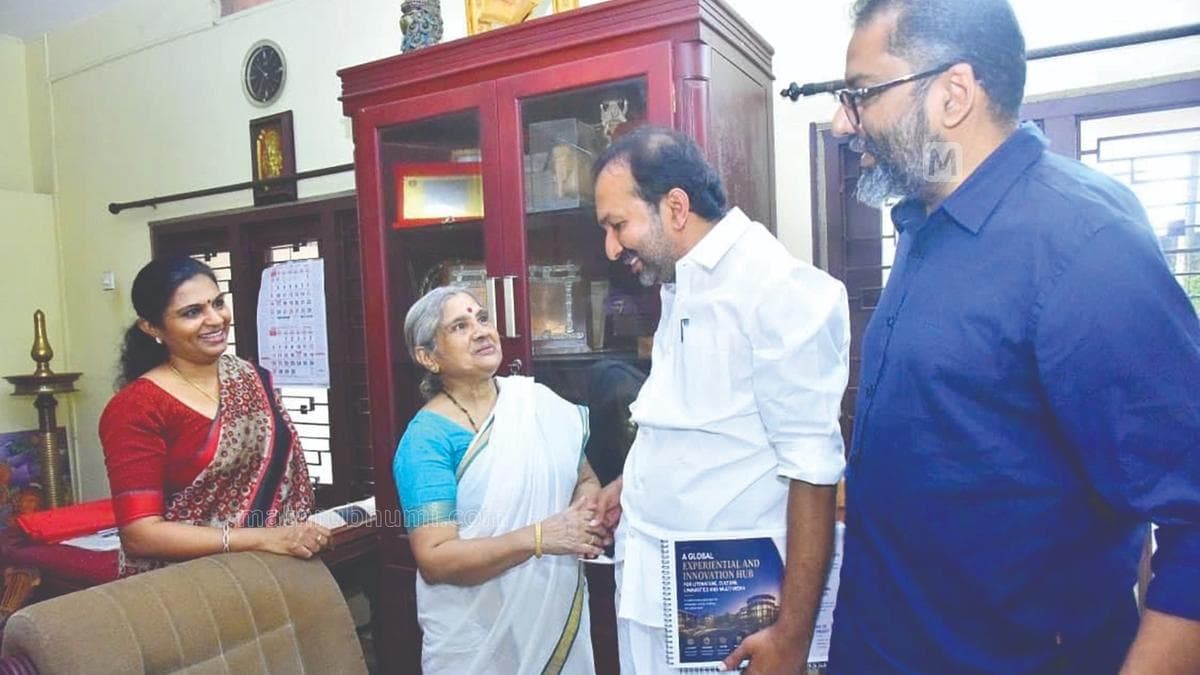 Cultural Park Named After MT: എം.ടി.യുടെ പേരിൽ ഒരുങ്ങുന്നത് രാജ്യത്തെ ഏറ്റവും വിശാലമായ സാംസ്കാരിക പാർക്ക് - മന്ത്രി വിഷ്ണുനാഥ്
