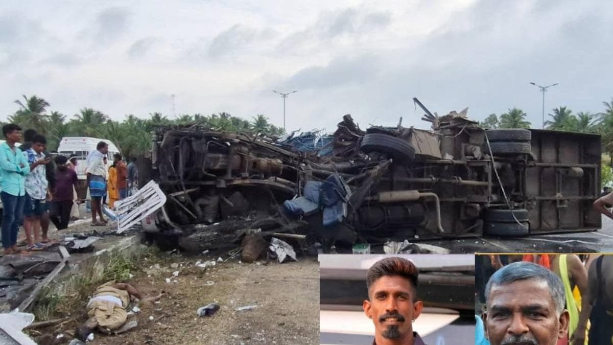 KSRTC bus accident: കെഎസ്ആർടിസി ബസ് അപകടത്തിൽ 2 മരണം, 20 പേർക്ക് പരിക്ക്
