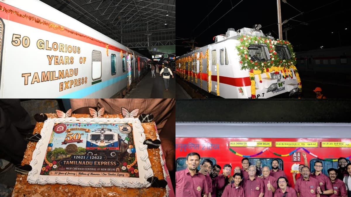 50 Years of Service: തമിഴ്നാട് എക്സ്പ്രസ് യാത്ര തുടരുന്നു