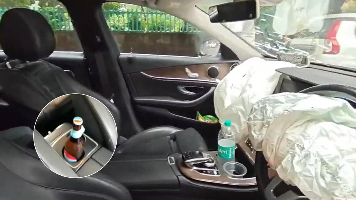 Luxury Car Accident: 70-കാരിക്ക് ദാരുണാന്ത്യം, കാറിൽ മദ്യക്കുപ്പി; എസ്.ഐ.യുടെ മകൻ അറസ്റ്റിൽ