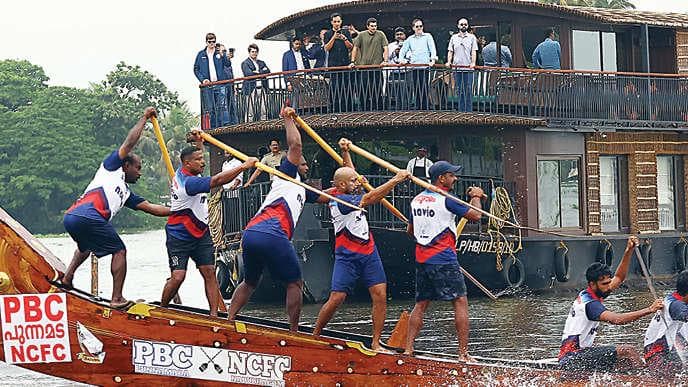 Trump's Son-in-law Thrills in Punamda: പുന്നമടയിൽ ത്രില്ലടിച്ച് ട്രംപിന്റെ മരുമകൻ
