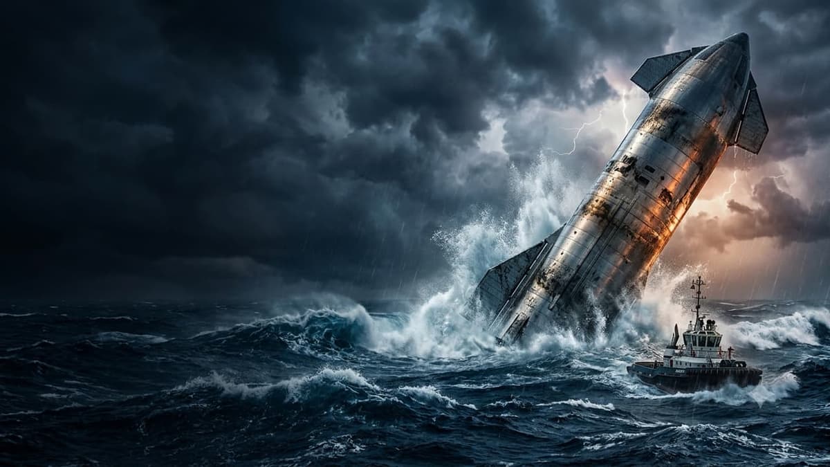 SpaceX Starship Stranded at Sea: കടലിൽ കുടുങ്ങി സ്പേസ്എക്സിന്റെ സ്റ്റാർഷിപ്പ്; തിരിച്ചെത്തിക്കൽ പ്രതീക്ഷ നൽകുന്നില്ലെന്ന് ഇലോൺ മസ്ക്