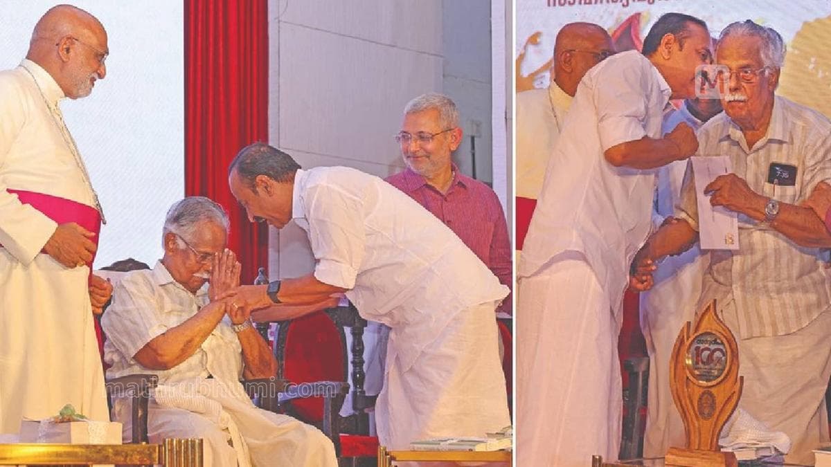 T. Padmanabhan Honored: ടി. പദ്മനാഭൻ ആരുടെയും മുഖം നോക്കാതെ പറയാനുള്ളത് പറയാൻ ആർജവമുള്ള എഴുത്തുകാരൻ- മുഖ്യമന്ത്രി