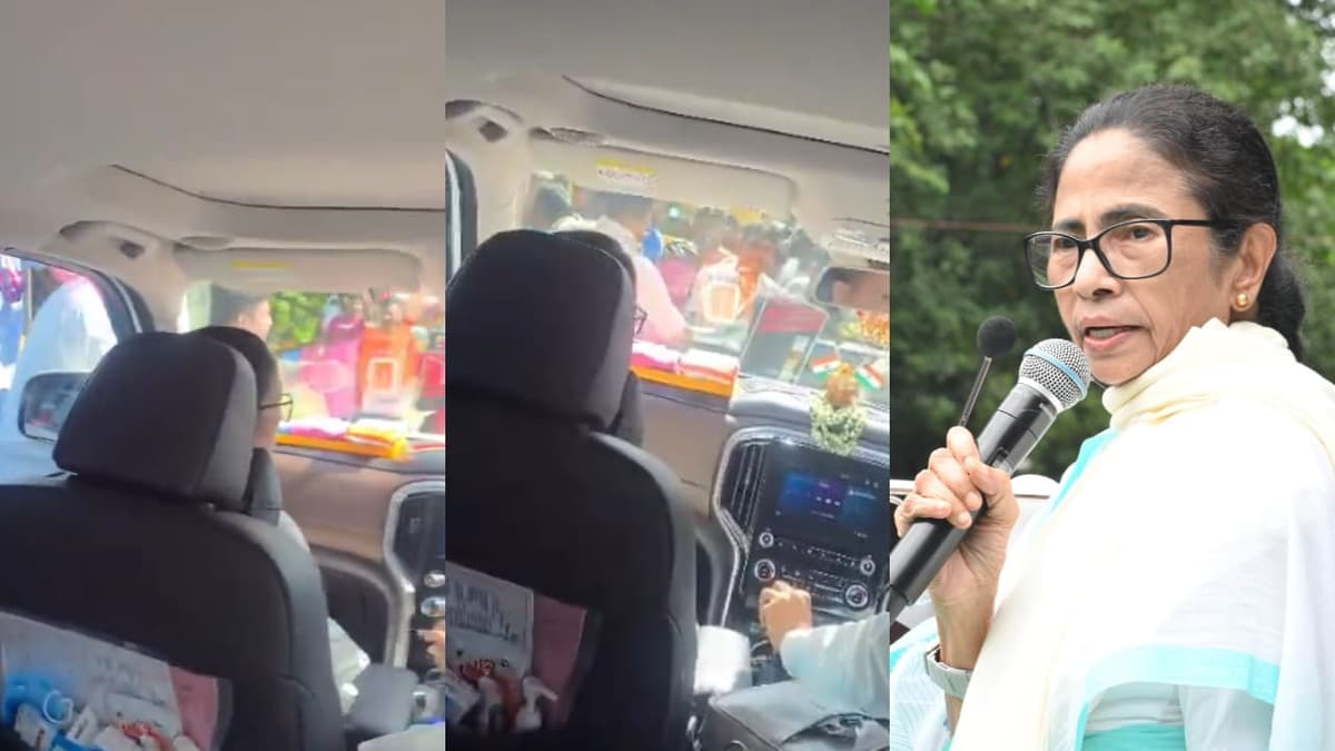 Attack on Mamata Banerjee's Car: മമതാ ബാനർജിയുടെ കാറിന് നേരേ ആക്രമണം