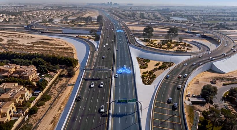 New Bridge In Dubai:ദുബായില് പുതിയതായി നിര്മ്മിച്ച നാലുവരി മേല്പ്പാലം തുറന്നു
