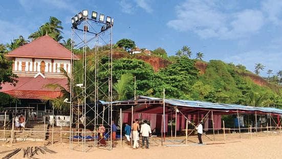 Karkidaka Vavubali: കർക്കടകവാവുബലി: വർക്കല പാപനാശം ഒരുങ്ങി