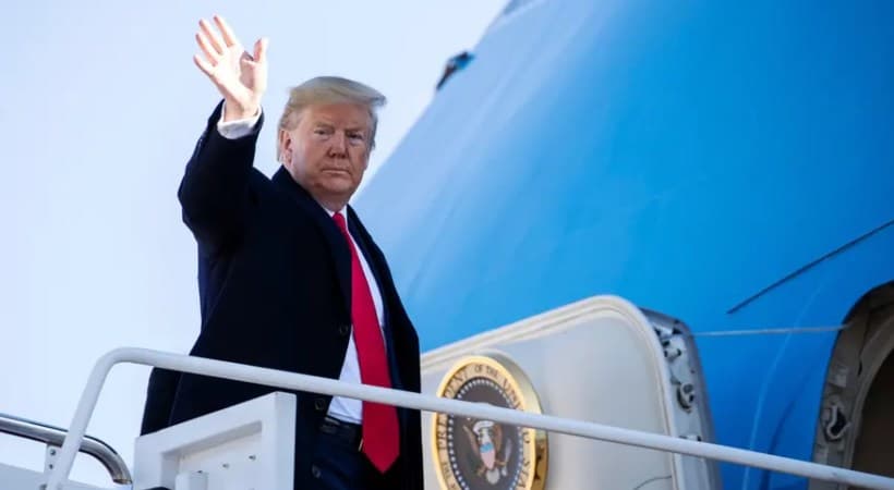 Trump's Secret Flight: ട്രംപ് സുരക്ഷാ ഭീഷണിയില് രഹസ്യ വിമാനത്തിലേക്ക് മാറ്റി